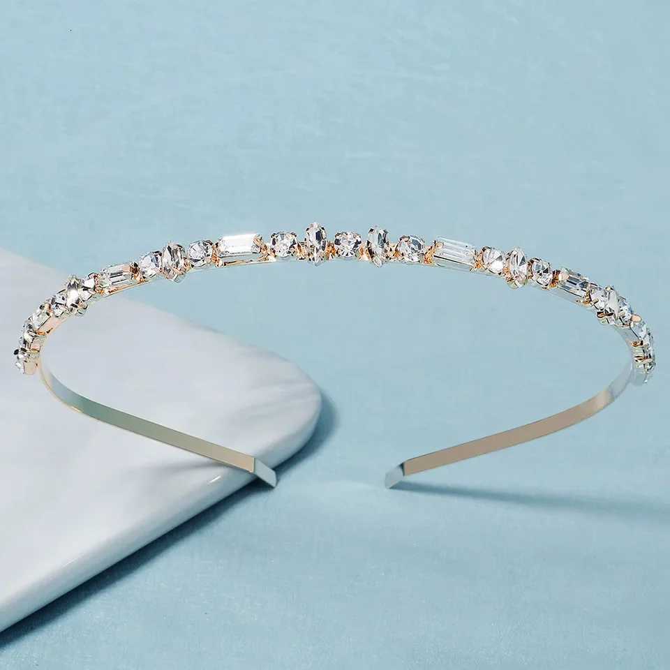 Crystal Sparkling Simple Hair Bands Fashion Handmade Headbands For Women Bridesmaid Headpieces Hair Accessories School Gift V251022