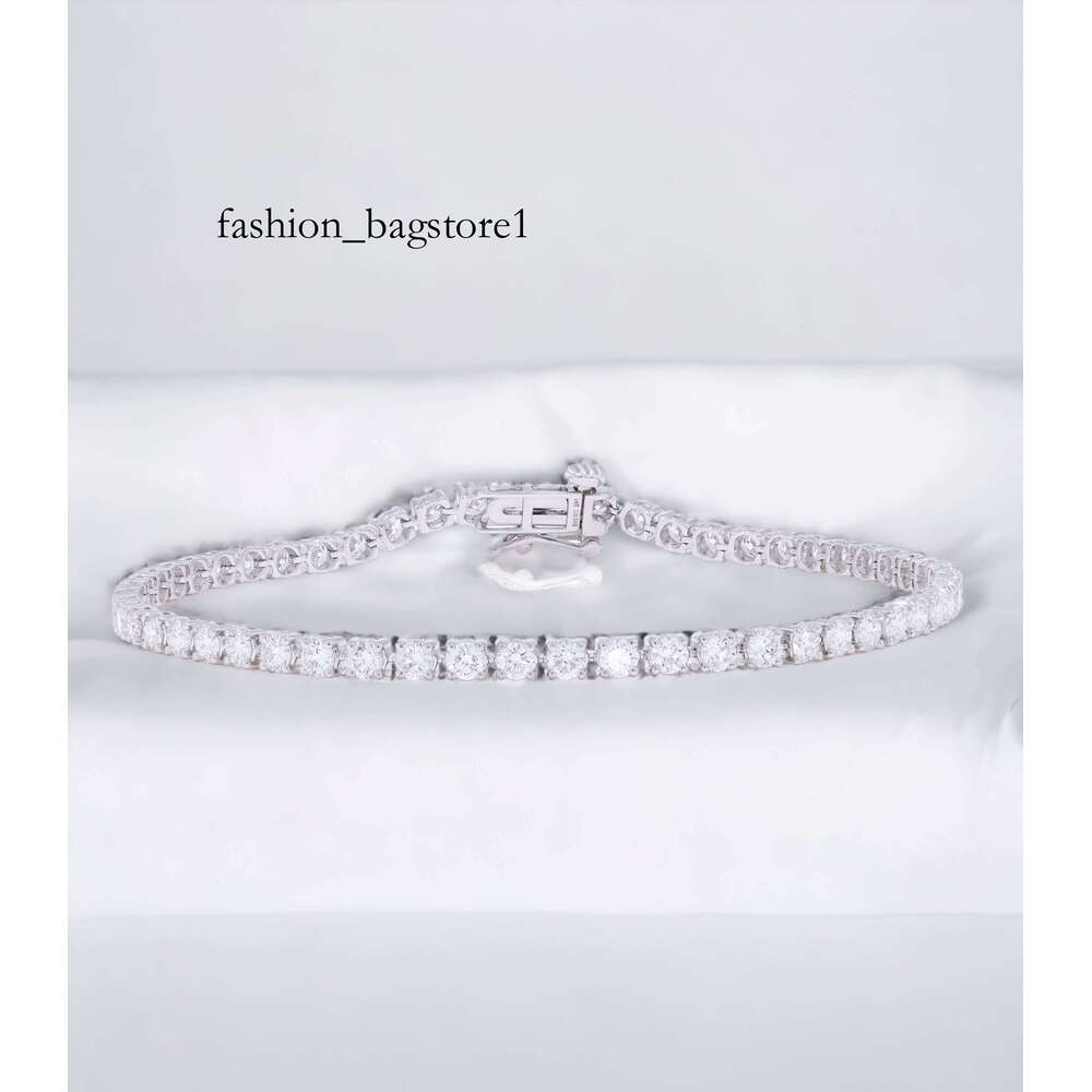 Affordable Charm 1.00Ct Round Diopside Tennis Bracelet Sterling Sier