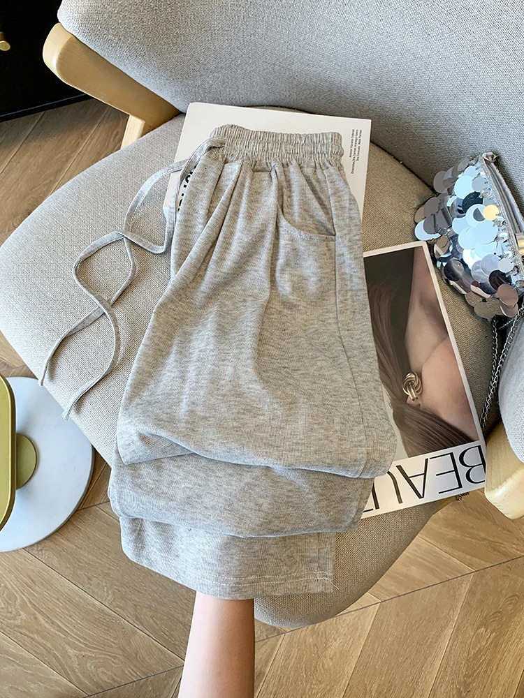 Lazy Style Loose FloorLength Pants Fashion Glutinous Rice WideLeg Pants Women Autumn Winter High Waist Casual Trousers 251022