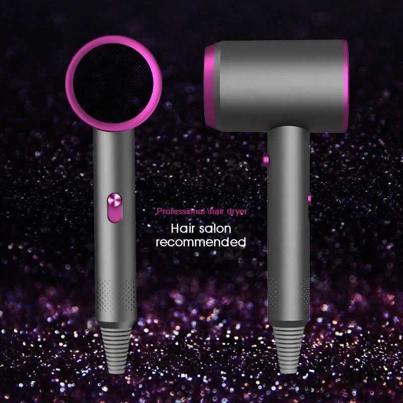 Portable HighSpeed Electric Hair Dryer Low Noise Constant Temperature Fast Drying Negative Ion Air Blower for Salon And HomeXJ251022