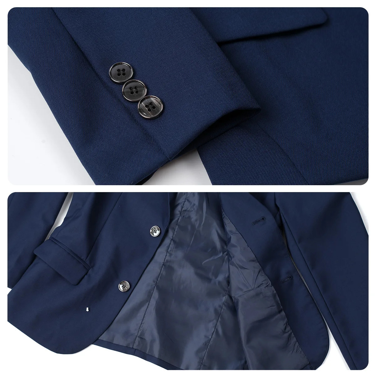 Suit for Kids Boys Easter Outfit Church Party Blazer Wedding Ceremony Flower Piano Performance Birthday Gift Clothes Set 3 PCS 251021