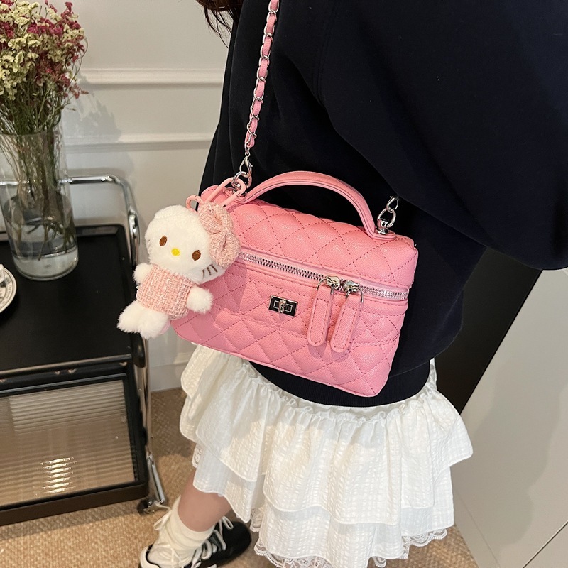 Luxury Brand Designer Bag Style Handbag For Women 2025 New Fashion Quilted Chain Small Square Bag Korean Version Simple Crossbody Bag For Women