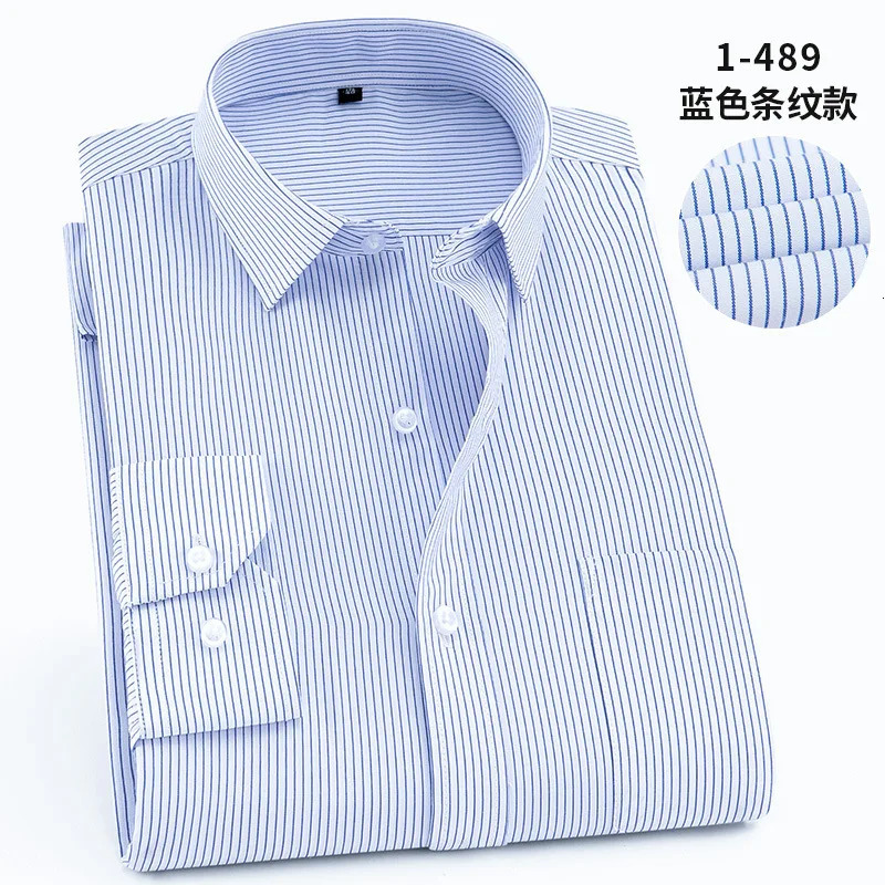 White Men Twill Long Sleeve ShirtSingle Breasted Lapel Asian Size ShirtsWeddingBusinessOfficeCasual Tops CamisasM8XL 9XL 251020