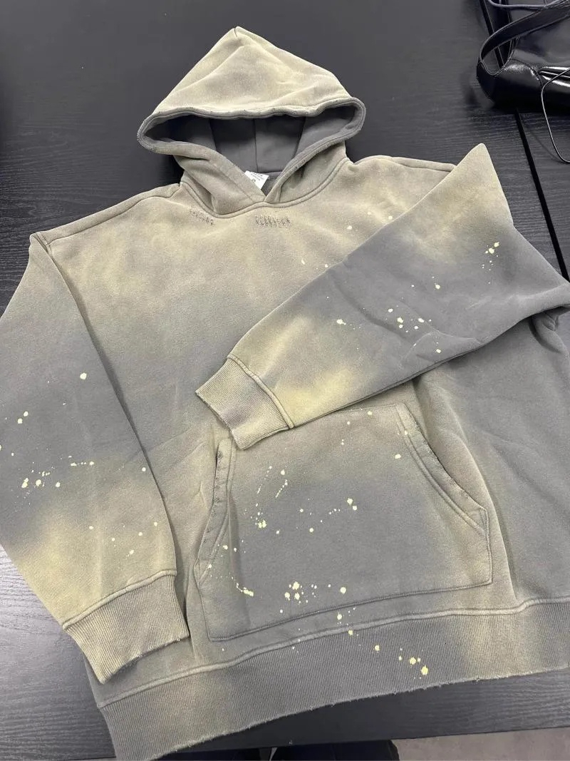 Men's Hoodies Vintage Acid Designer Hoodie Jacket Tracksuit Men Polo Veste Coat Washed Hoodie Distresses Pullover Oversized Causal Street Fashion