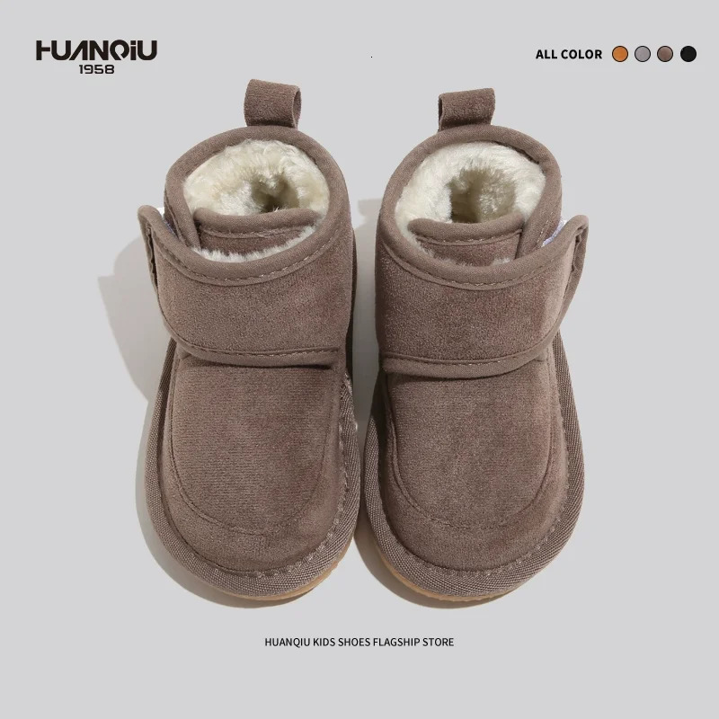 Babaya Baby Snow Boots Boys Plush Cotton Shoes for Kids Winter Children Girls Short Thickened 251022