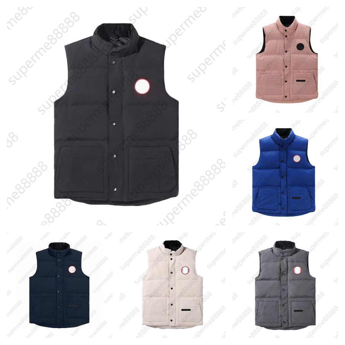 men vest vest men canada vest canada gilet Luxury Mens Designer Down Vests Jackets Men Winter Jacket Vest Women Clothing Fashion Coats Outerwear Puffer Jacket gilet