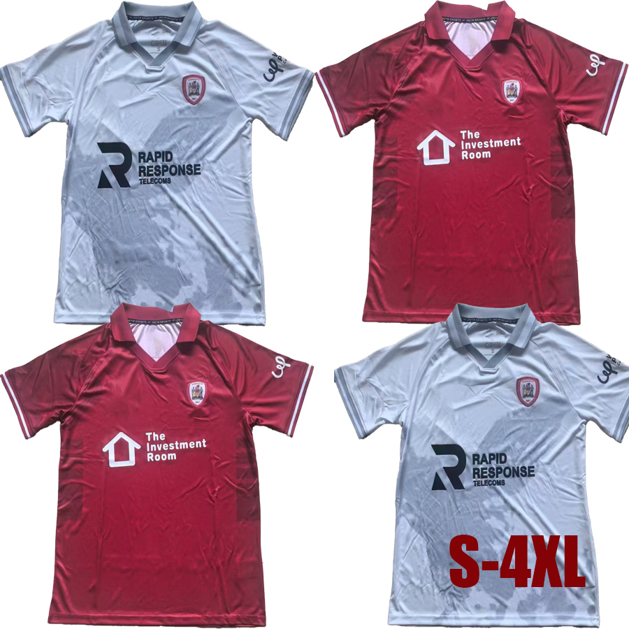 25 26 Barnsley Soccer Jerseys 25 26 BENSON FC home away 2025 2026 O'KEEFFE PHILLIPS COSGROVE JALO Football Shirt Uniforms kids kit set