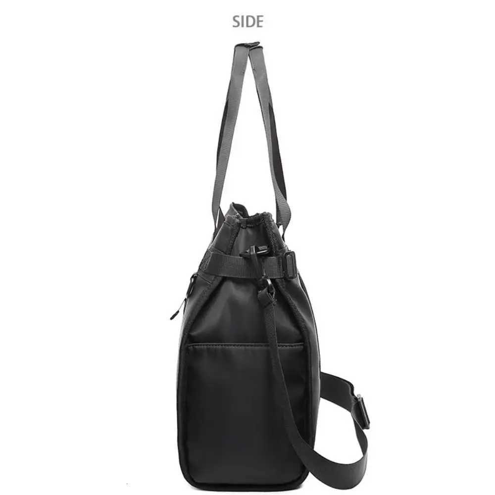 Multipocket Large Capacity Oxford Briefcase Multifunctional Waterproof Men Handbag Portable Solid Color Shoulder Bag Travel W251022