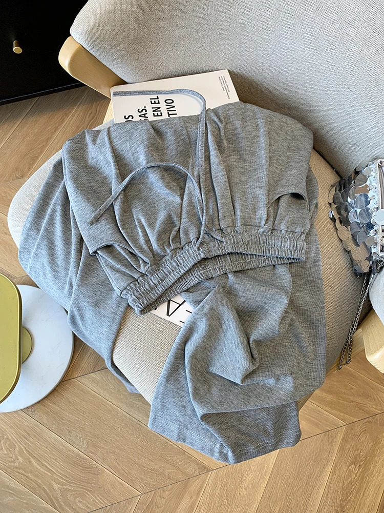 Lazy Style Loose FloorLength Pants Fashion Glutinous Rice WideLeg Pants Women Autumn Winter High Waist Casual Trousers 251022