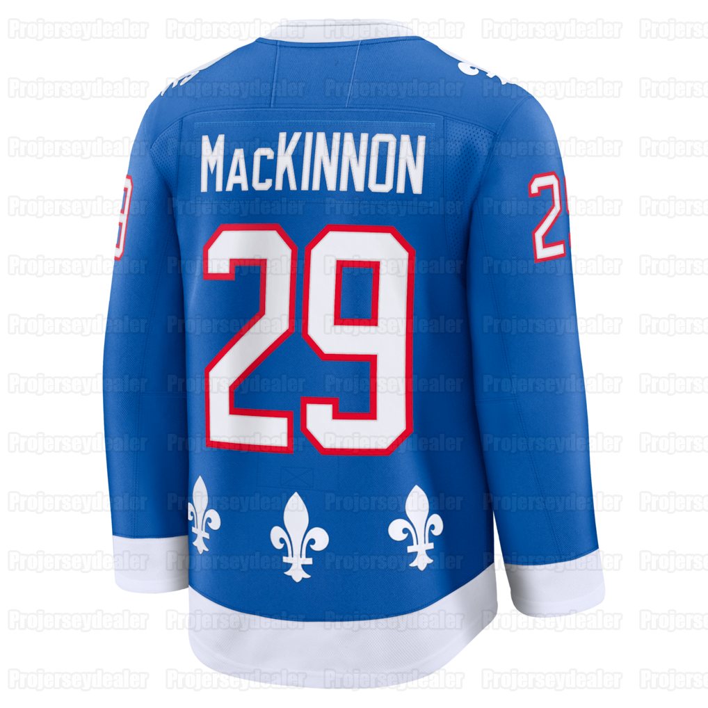 Avalanche 2025-26 Quebec Throwback Nordiques Hockey Jerseys Nathan MacKinnon Cale Makar Gabriel Landeskog Martin Necas Josh Manson Mackenzie Blackwood