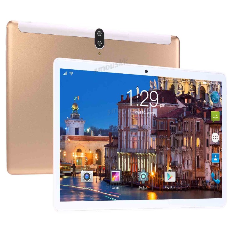 10.1 Inch Android 8.1 Tablet PC Computer Real 4G 2GB RAM+16GB Can Change The Fake 6+128G 1.5GHZ ROM 8000mAh Dual Camera WIFI Bluetooth