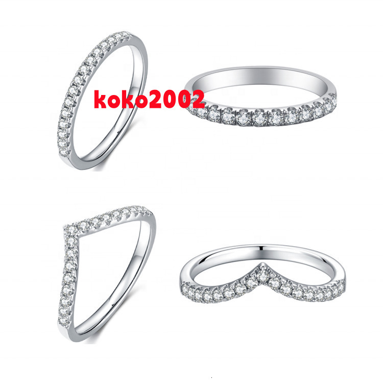 Most Popular 033ct Moissanite Engagement Ring Sterling Silver 925 Wedding Gift Moissanite Band Ring for Girls