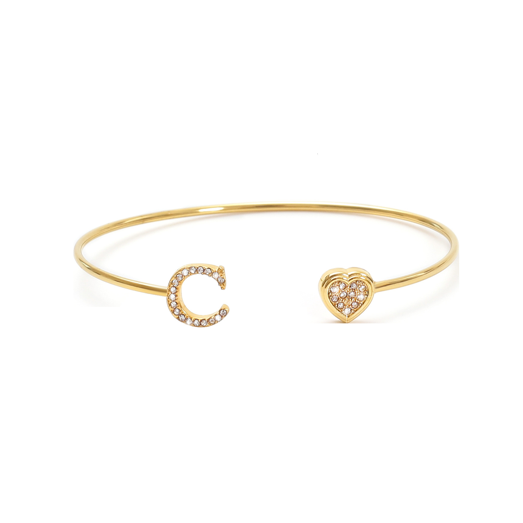 Bracelet designer Titanium Steel Diamond Women's Letter Bracelet Adjustable 18K Gold Inlaid Simple Fashion Bracelet charm bracelet free shipping