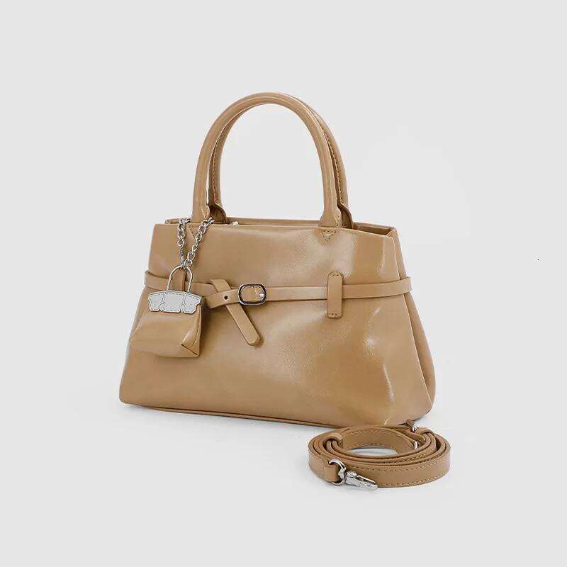 New PU Leather Niche Design Women's Handbag Advanced Simple Versatile Small Tote Crossbody Bags Commuter Female's Shoulder Bag Suo251022