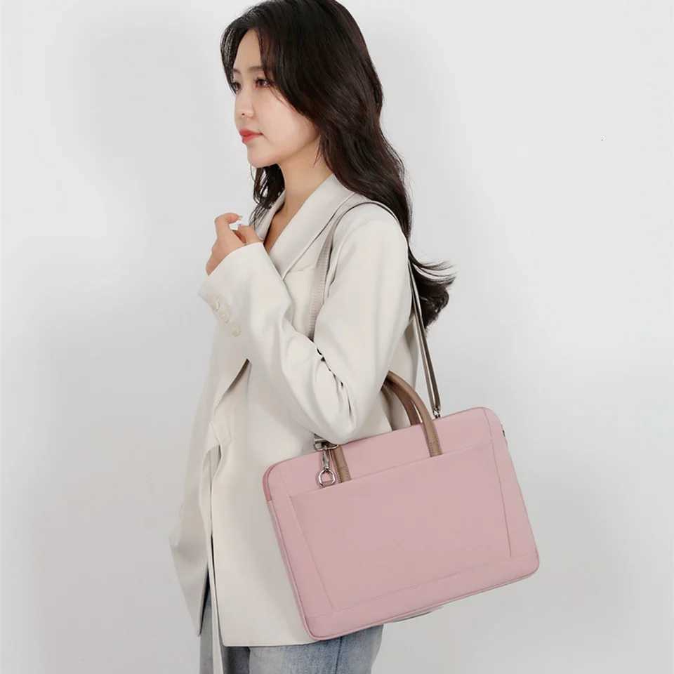 Laptop Sleeve Bag Notebook Case Pouch For 133 14 156 Inch Macbook Air Pro 16 HP Huawei Lenovo Dell Shoulder HandBag Briefcases W251022