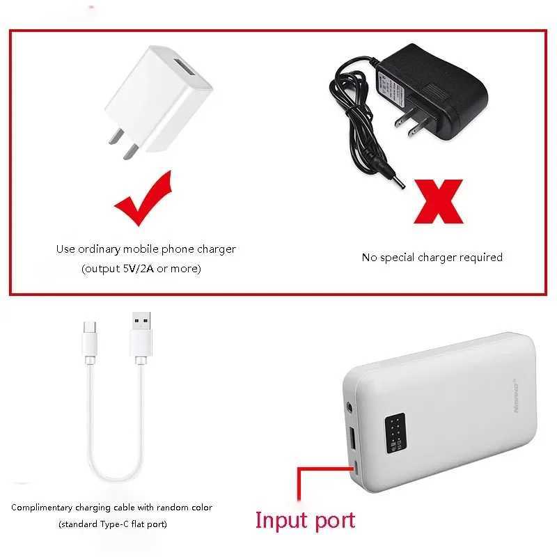Power Bank 18000mAh 12V DC Output for Cooling Heated Vest Jacket Powerbank for iPhone Portable Charger External BatteryY251022