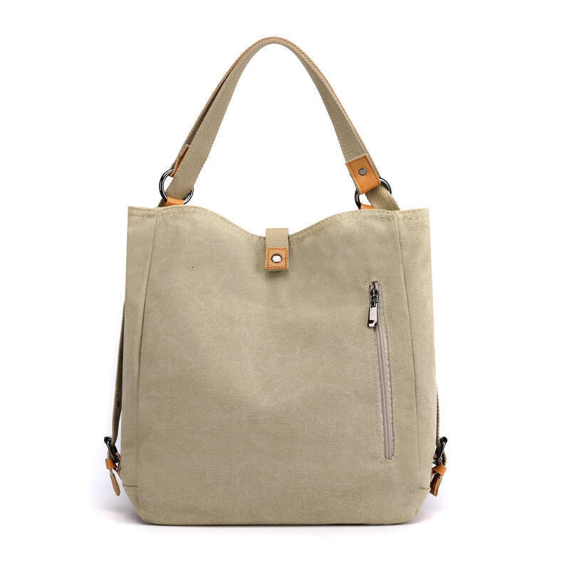 Hot Selling Women S Multifunctional In Canvas Backpack Can Be Worn On One Shoulder Or Crossbody High Quality