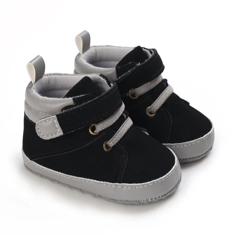 Spring and Autumn 01 Year Old Baby Soft Soled Sports Shoes born Casual High Top Walking 251022