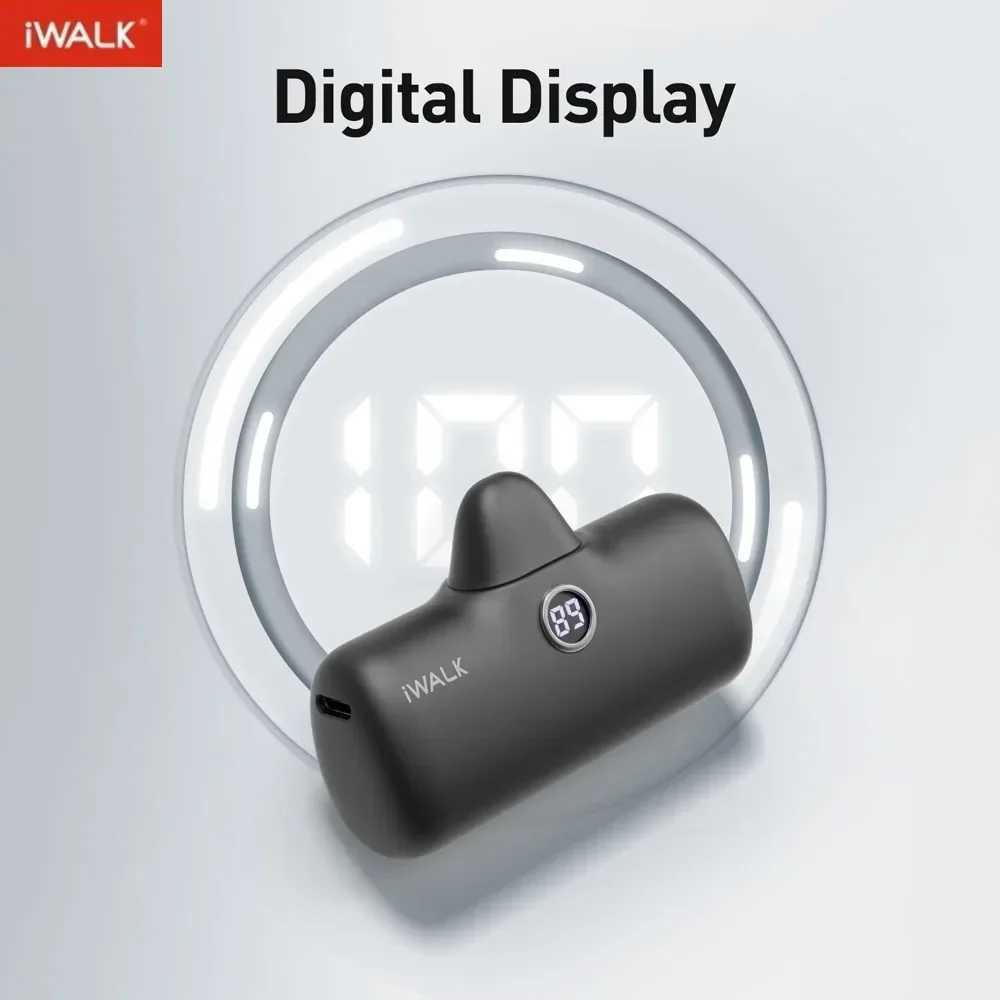 iWALK Portable Charger for iPhone All models Mini 20W 4800mAh Wireless Power Bank Fast Charging Travel Battery Pack Power Banks J251114