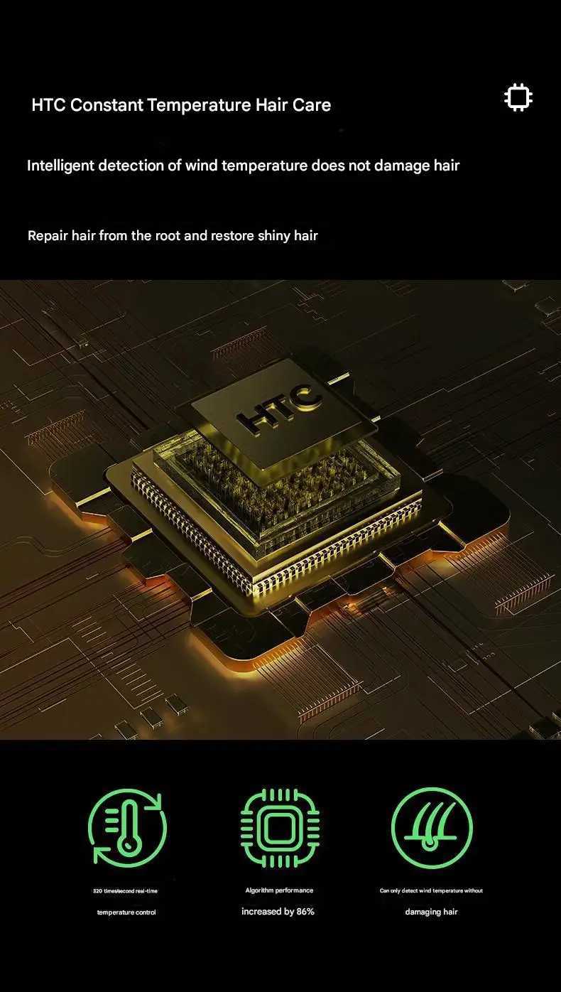 Professional Ionic Hair Dryer with Anion Technology HotCold Air Lightweight 5 in 1 Styling Tool for Easy BlowoutsXJ251022