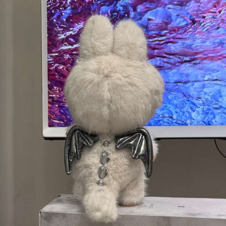 LABUBU Zimomo The Monsters Lovely Angel In Clouds Cute Vinyl Face Doll Big 58Cm Plush Toy Pop