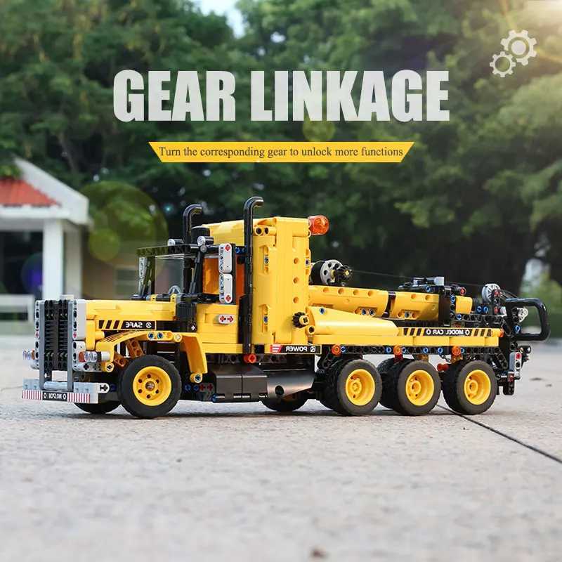Mould King 17011 Technical Truck Toys The MOC43434 Tow Truck Building Block Assembly Car Brick Set Kids Christmas Gift J251022