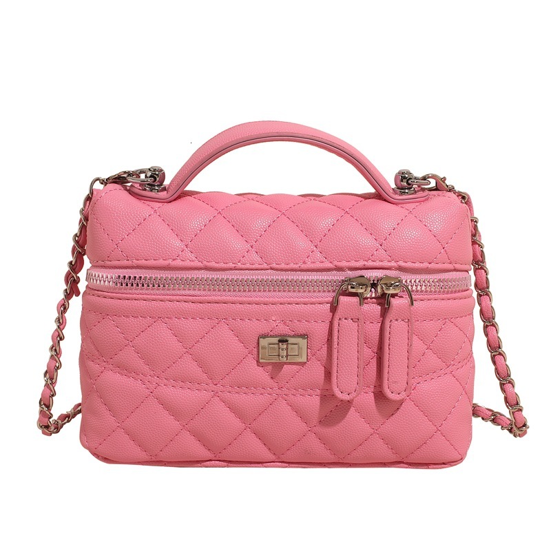Luxury Brand Designer Bag Style Handbag For Women 2025 New Fashion Quilted Chain Small Square Bag Korean Version Simple Crossbody Bag For Women
