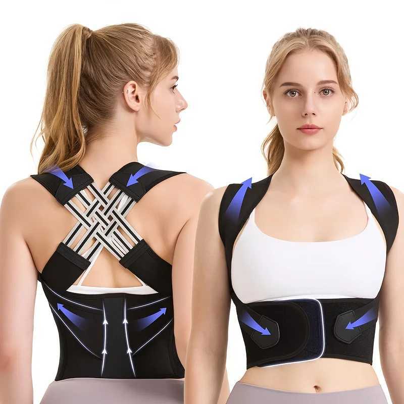 Dropshipping Stock Adjustable Back Posture Corrector Belt Women Men Prevent Slouching Relieve Pain Posture Corrector D251022