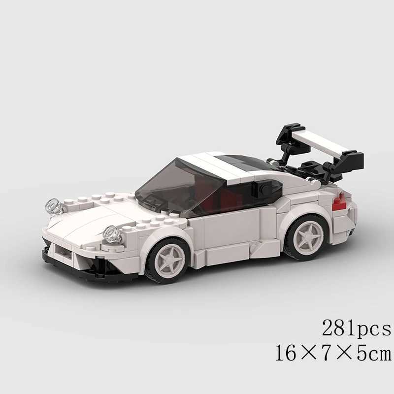 MOC Car Speed RX7 AE86 Chiron R8 Creative Racing Vehicle Model Building Block Super Race brick City Rally Sport Toy Technical J251022