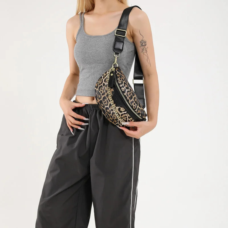 Leopard Print Waist Bag for Woman Fashion Fanny Pack Purse Highquality Shoulder Crossbody Bags Simple Chest Lady Phone 251014