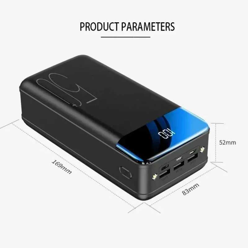 OnePlus 200000mAh Power Bank Micro USB QC Fast Charging Outdoor Camping Powerbank LED Display Portable External Battery J251114