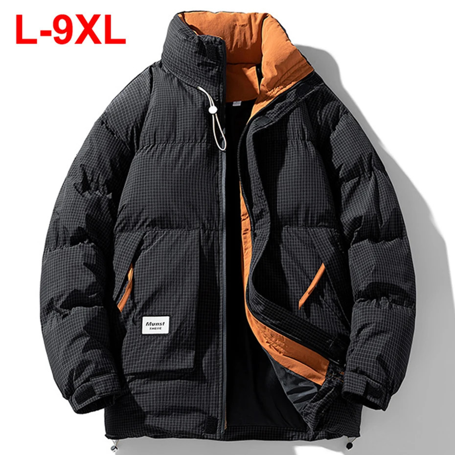 Mens Plus Size Winter Jackets Puffer Bubble Coat Thicken Warm Parkas Big Size 8XL 9XL Padded Jackets Outwear for Male 251020