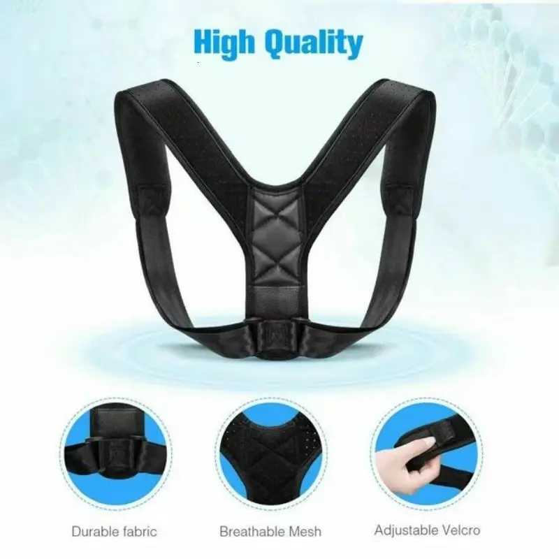Adjustable Back Posture Correction Strap Hunchback Prevention Sitting Posture Correction Breathable Suitable for Men and Women D251022