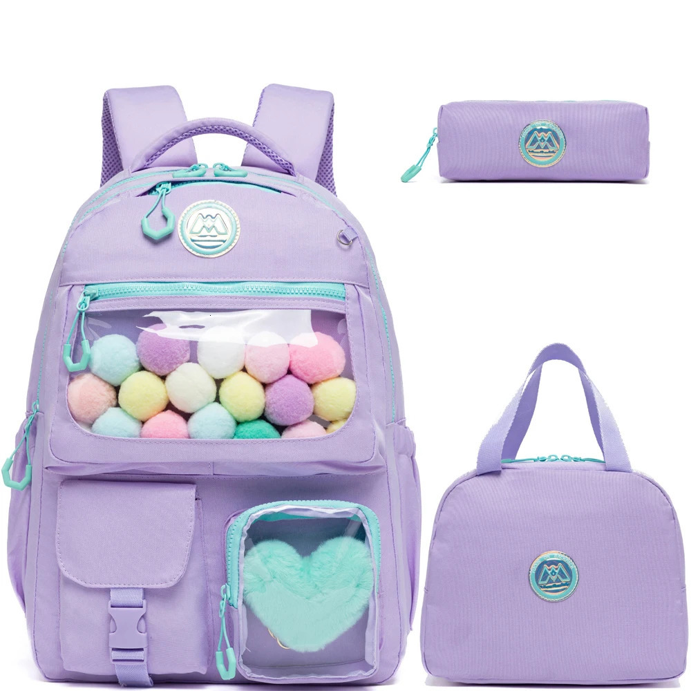Meetbelify Backpack for Girls School Bag Aesthetic Backpack for Elementary Student Teen Girls 251021