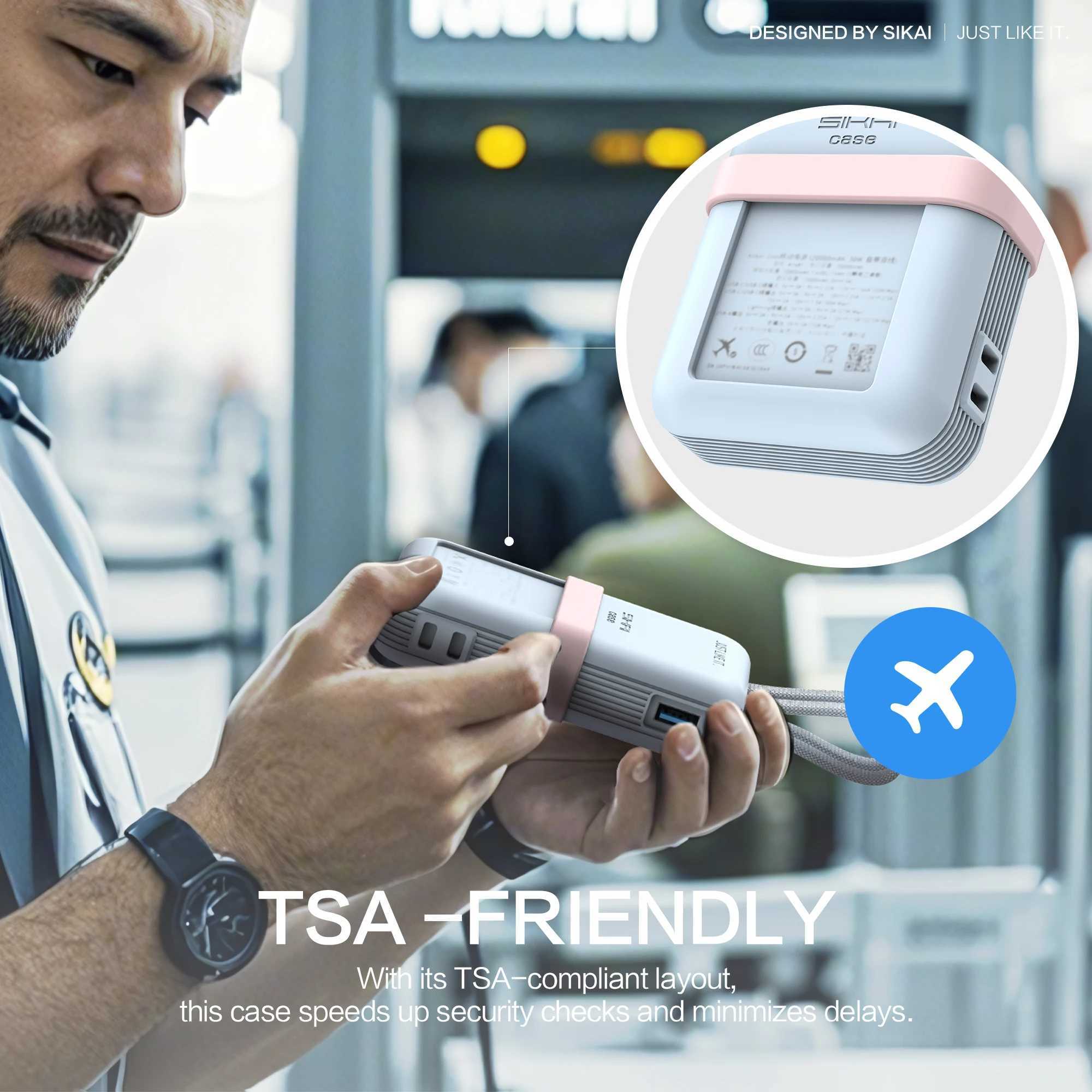 SIKAI Silicone Case for Anker 1000020000mAh 30W35W Power Bank Protective Cover for Anker Laptop Power Bank Portable Charger J251114