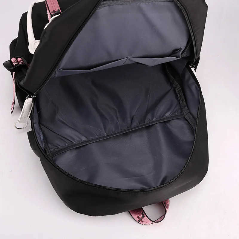Sanrio Cute Kuromi Backpack Large Capacity School Bag Sport Laptop Bag Stylish College Student Travel Backpack L251022