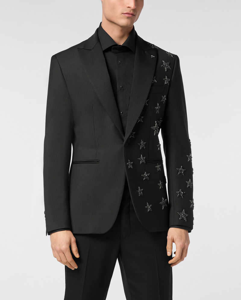 Elegant Men's Suit 2 Pieces Blazer Pants Peaked Lapel Special Occasion Party Prom Customized Plus Size trajes para hombre