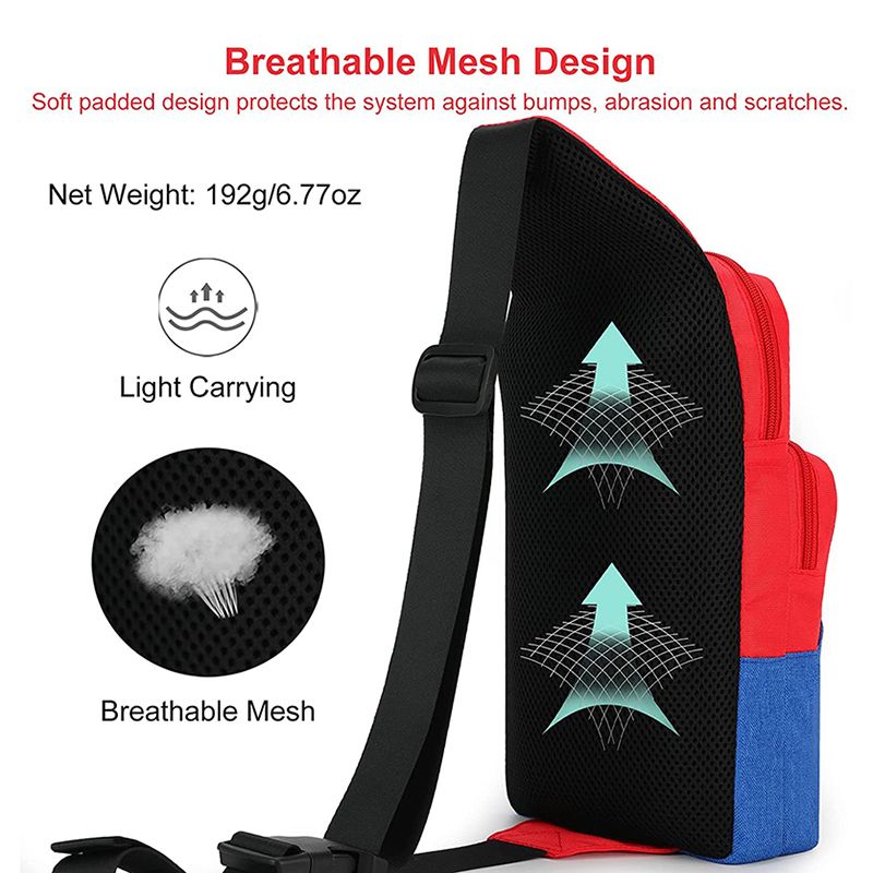 Nintendo Switch Crossbody Bag Oled Game Console Protective Case Travel Suitcase Shoulder Storage Console Base Game Accessories Shoulder Bag