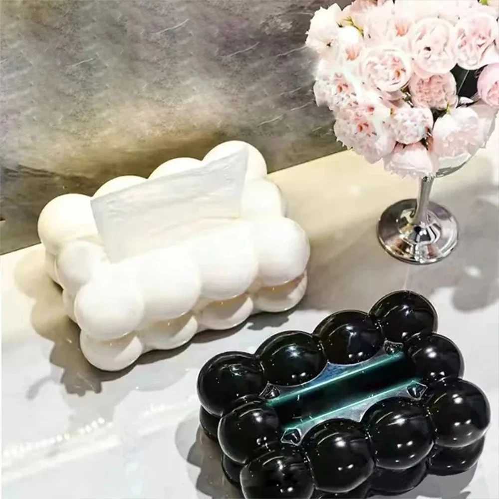 Cloud Design Tissue Box Living Ro Coffee Table Towel Dispenser Desktop Paper Storage Holder Kitchen Decor Car Tissue Organizer Y251022