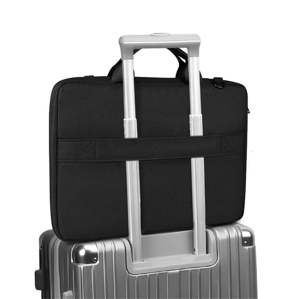 1331415616inch Women Shockproof Laptop Bag Notebook Case Sleeve For Macbook Air Pro Hp13 15 Business Shoulder Briefcase W251022