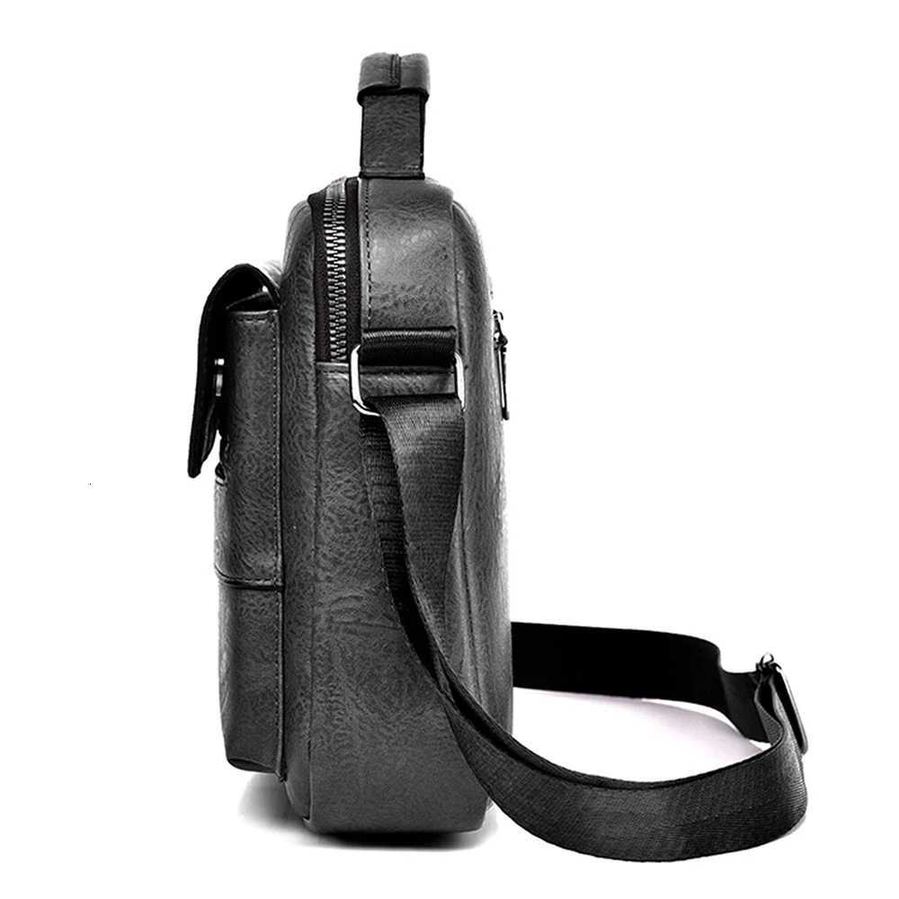 WEIXIER Mens Handbag New Top Bag Crossbody Bag Business Shoulder Bag PU Leather Laptop Mens Briefcase Handbag W251022