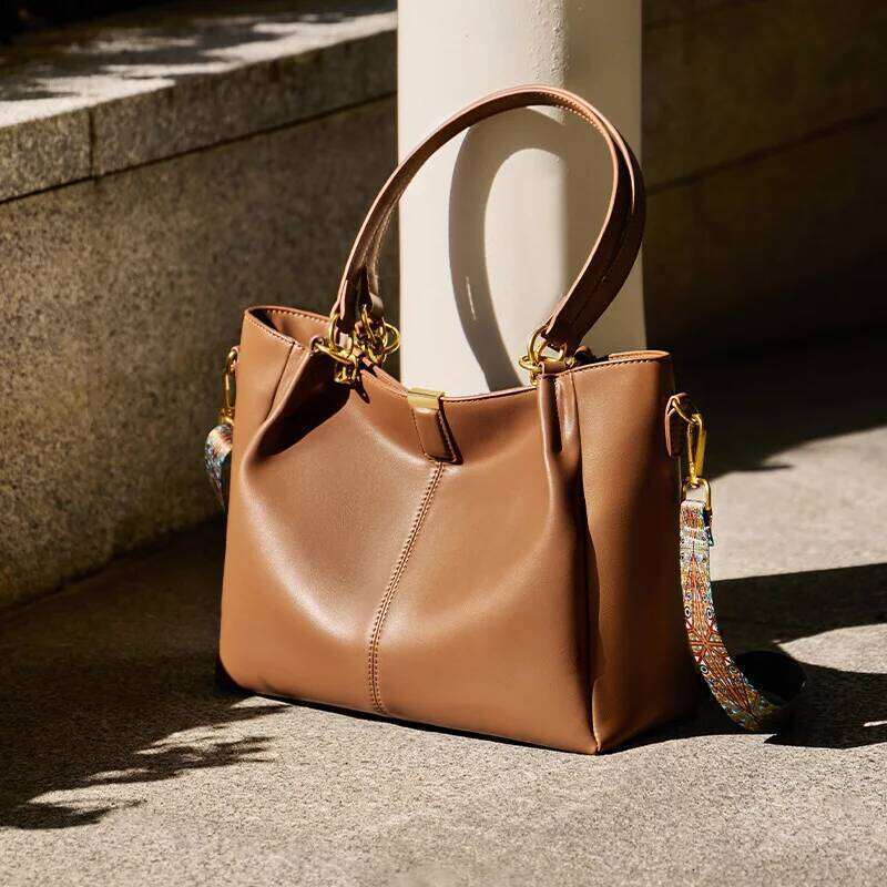 Jonlily Women Genuine Leather Shoulder High Capacity Commuter Female Handbag Totes Crossbody Bag Daybag Purse -Kg2040 Suotong1022