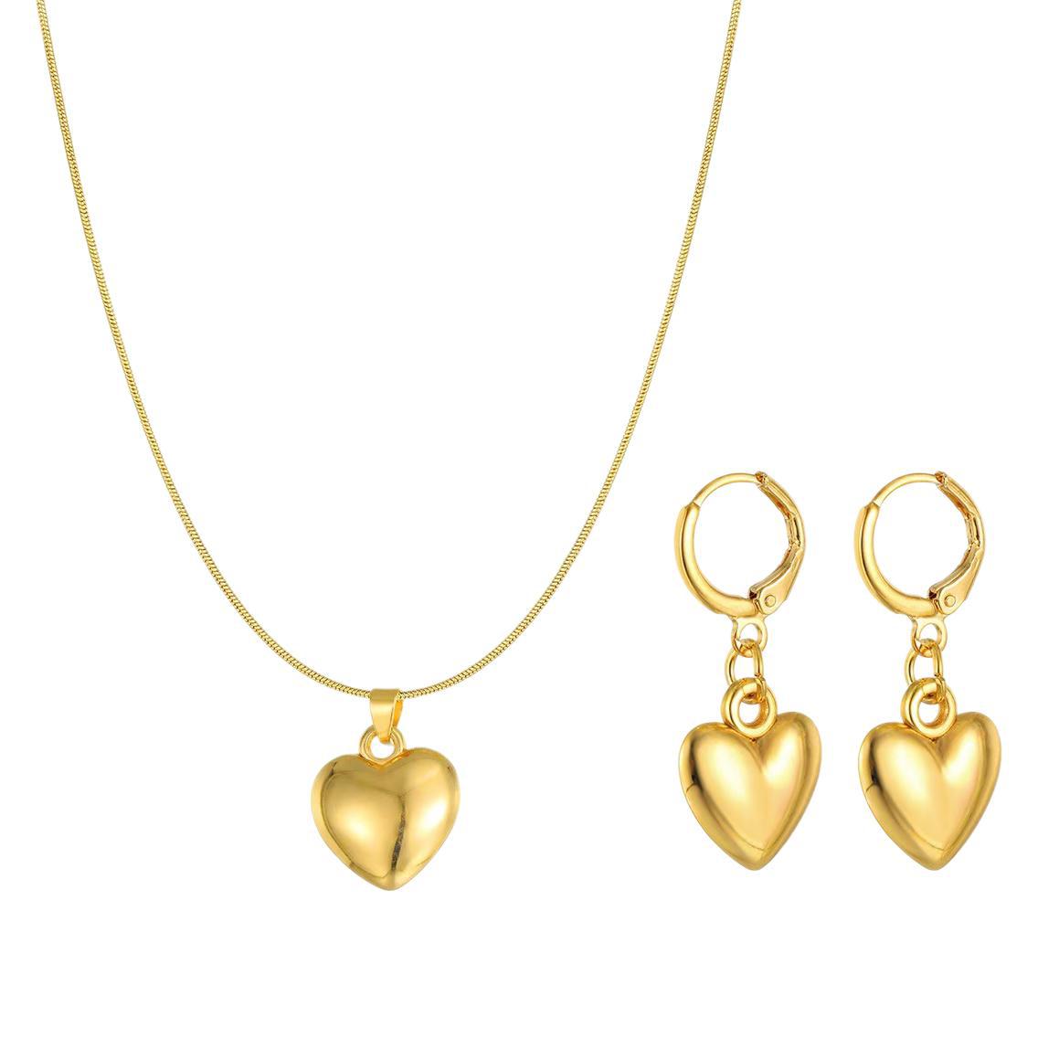 designer necklace for jewelry 925 Plated Bone Silver Color Solid Small Heart Pendant Necklace 16-30 Inch Snake Chain For Women Wedding Charm Fashion J - view 8