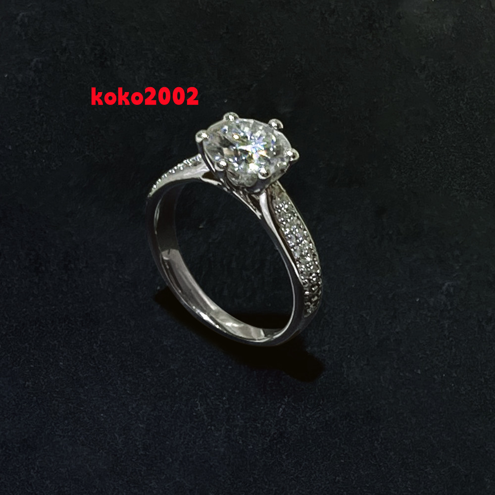 Moissanite Wedding Ring for Women 14K 18K