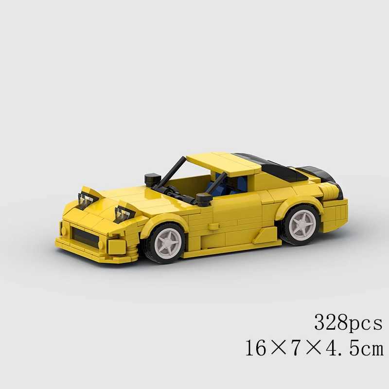 MOC Car Speed RX7 AE86 Chiron R8 Creative Racing Vehicle Model Building Block Super Race brick City Rally Sport Toy Technical J251022
