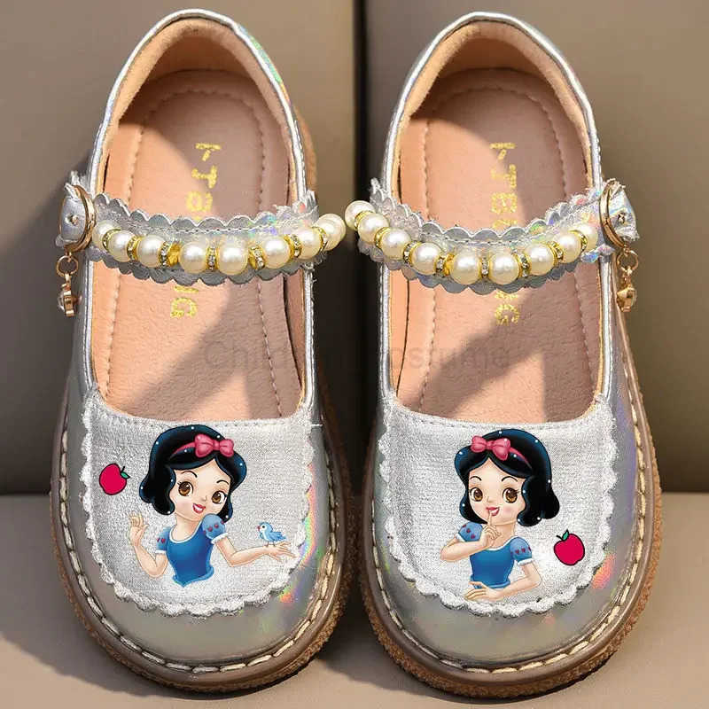 Disney Girls Leather Shoes Lolita Princess Shoes Soft Sole Shoes Spring Childrens Leather Spring Autumn Little Girl Shoes H251022