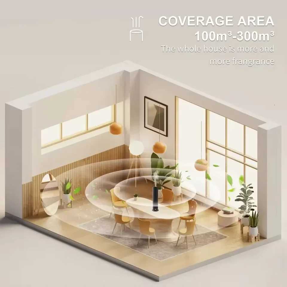 Bluetooth Smart Scent Air Machine Hotel Collection Diffuser for Essential Oil Waterless Diffuser for Home Hotel Room Fragrance W251022