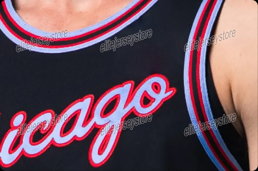 Personalized Custom 2025-26 City Jersey Zach Collins Matas Buzelis Vucevic Coby White Kevin Huerter Josh Giddey Youth