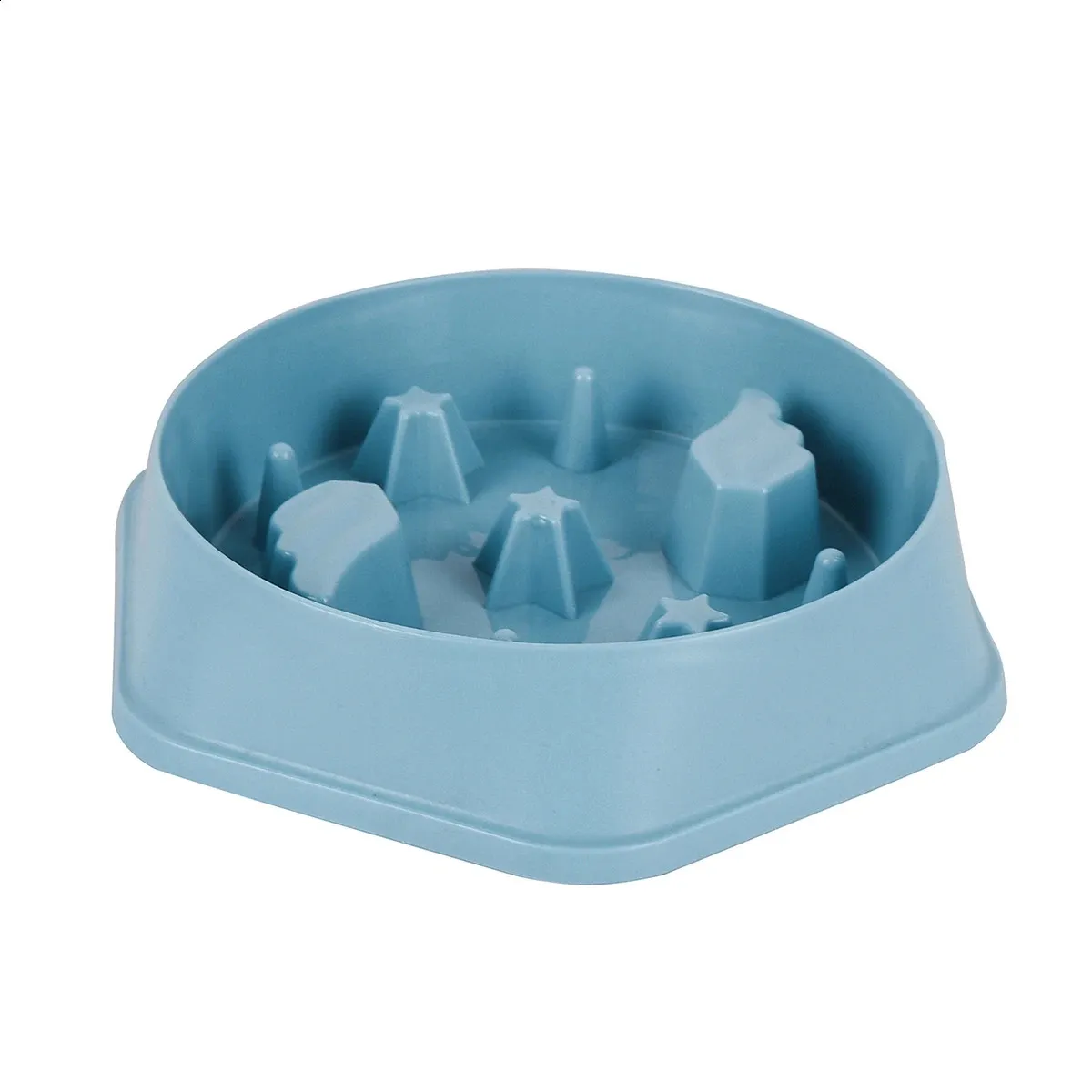 A Moon Star Wings Pet Slow Food bowl Large capacity feeding water Dog bowl Dog dinner plate Pet bowl