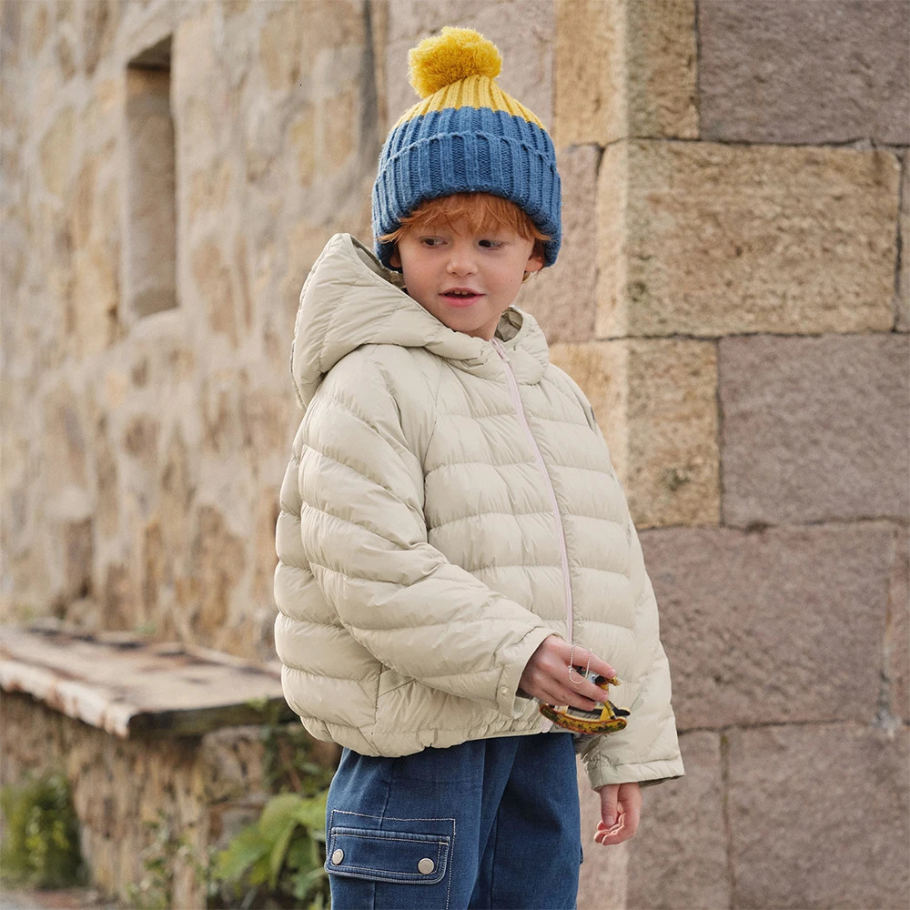 Dave Bella Boys Girls Down Parka Jacket Autumn Winter Warm Coats Children Solid Windproof Overcoat Outdoor Warm DK4254961 251021